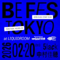 「BE FES TOKYO at LIQUIDROOM」キービジュアル