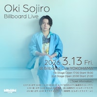 「Oki Sojiro Billboard Live ～GALLERY～」告知ビジュアル