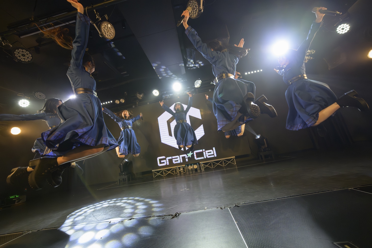 Gran☆Ciel新体制お披露目ライブの様子。（撮影：林晋介）