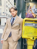 パリにいる平野紫耀。©LOUIS VUITTON