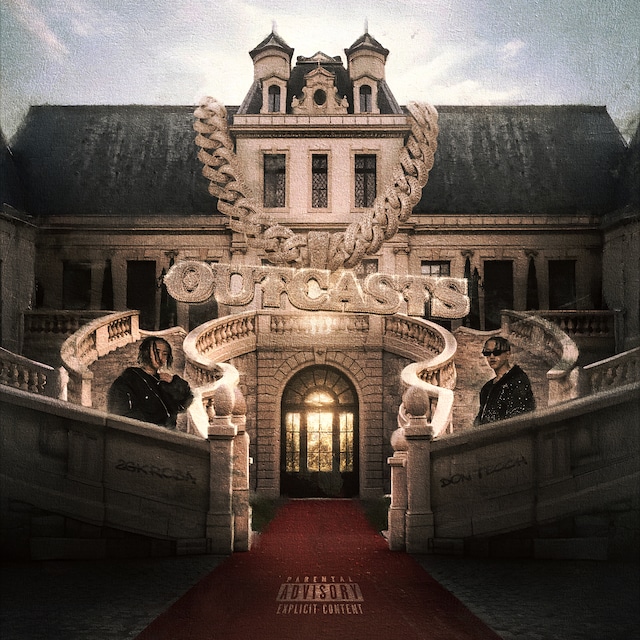 2GK Rosa & Don Tecch「OUTCASTS」配信ジャケット