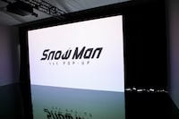 「Snow Man 1st POP-UP」の様子。