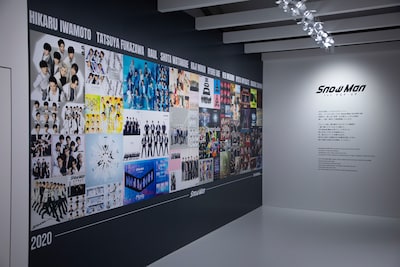 「Snow Man 1st POP-UP」の様子。