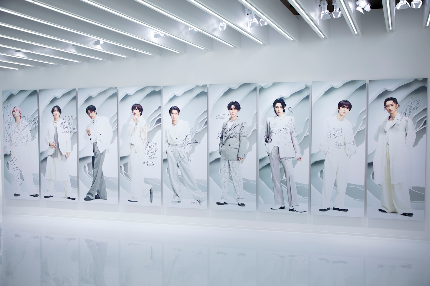 「Snow Man 1st POP-UP」の様子。