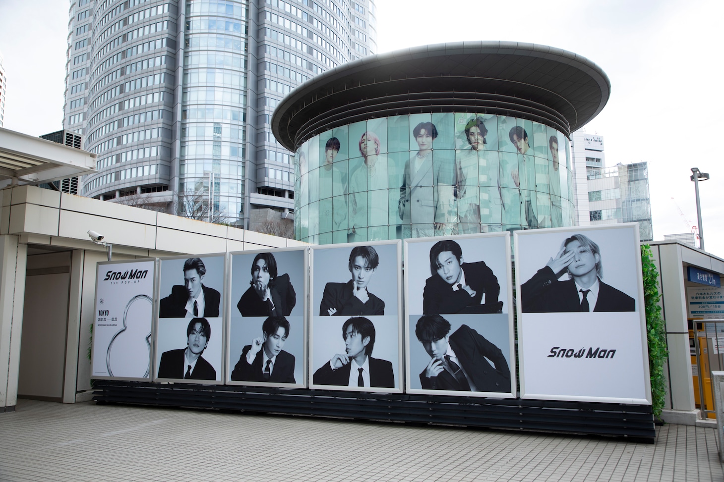 「Snow Man 1st POP-UP」の様子。