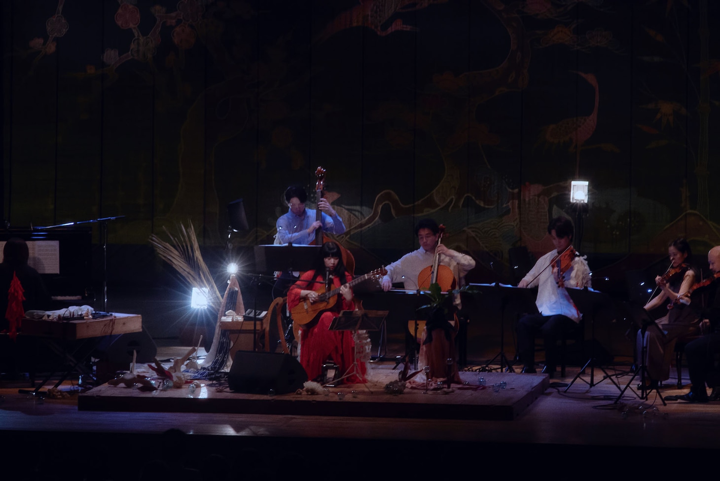 「Luminescent Creatures World Tour in ISHIGAKI」の様子。（撮影：八木咲）