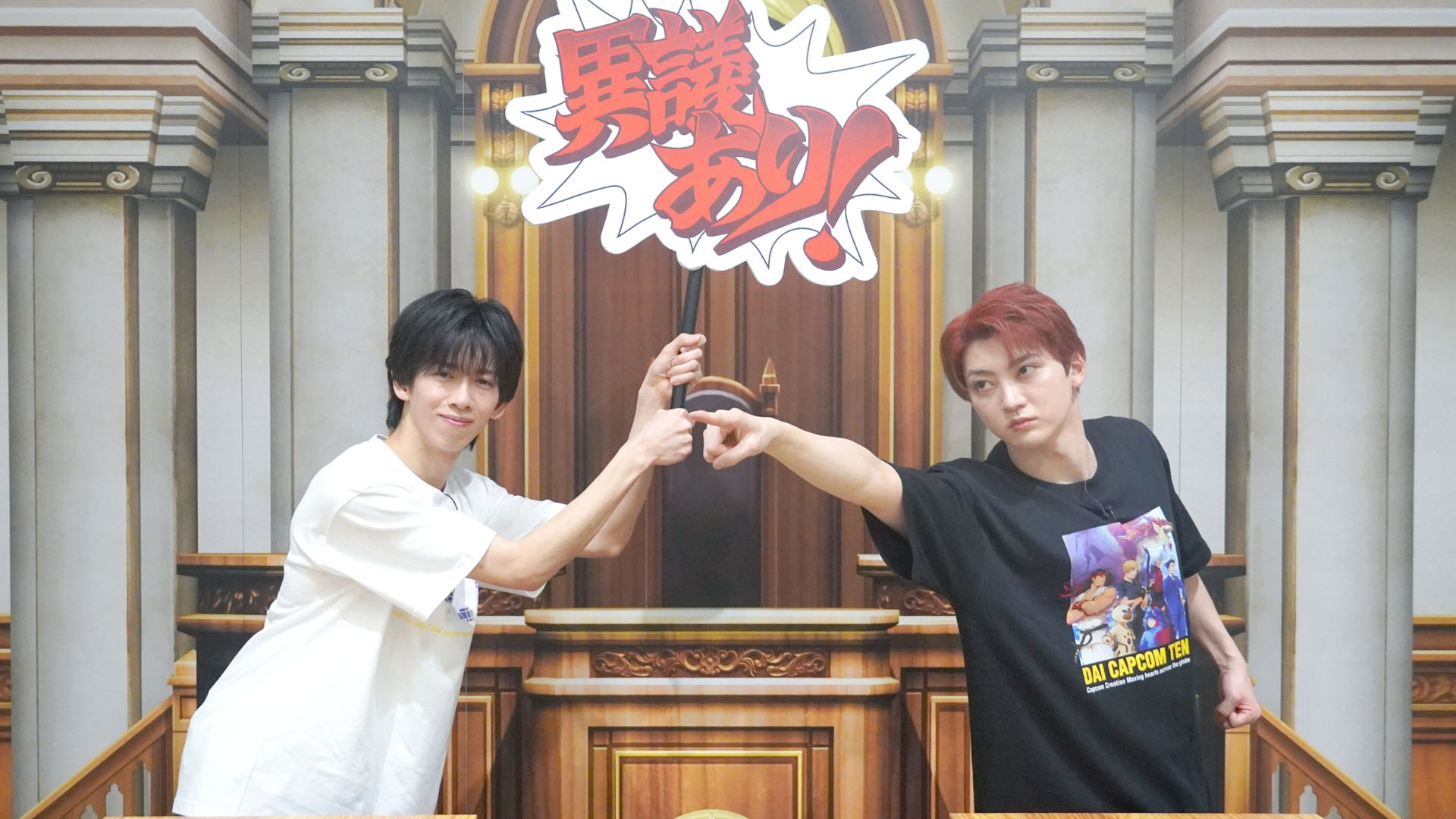 超特急リョウガ＆ユーキ、おさななコンビが「大カプコン展」突撃