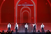 「TOMORROW X TOGETHER WORLD TOUR ＜ACT : TOMORROW＞ IN JAPAN」東京ドーム公演の様子。(P)&(C) BIGHIT MUSIC