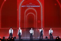 「TOMORROW X TOGETHER WORLD TOUR ＜ACT : TOMORROW＞ IN JAPAN」東京ドーム公演の様子。(P)&(C) BIGHIT MUSIC