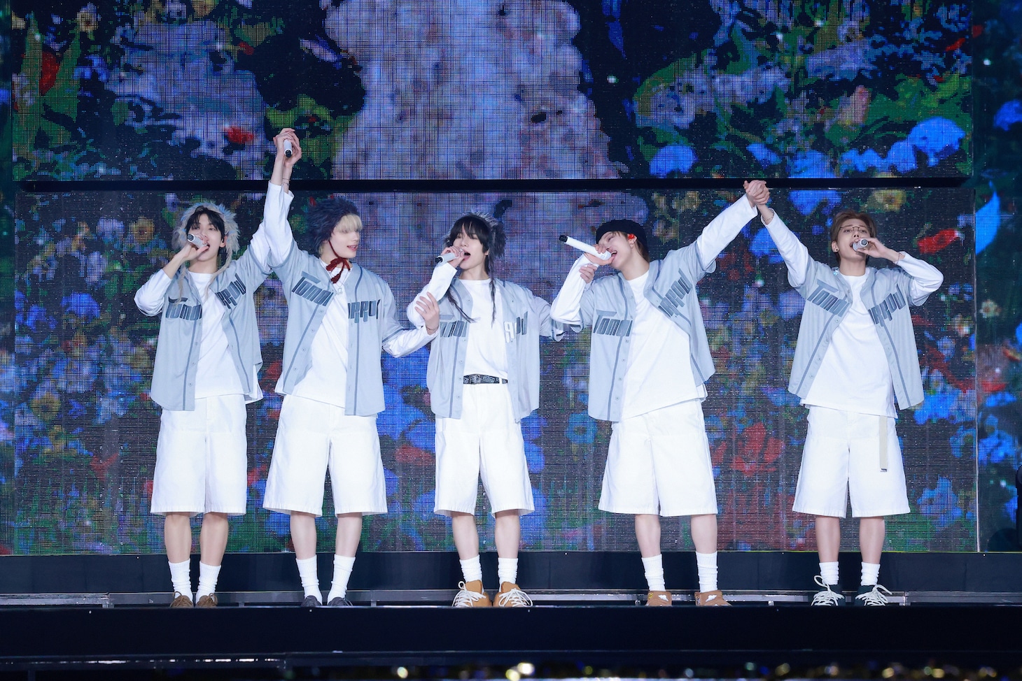 「TOMORROW X TOGETHER WORLD TOUR ＜ACT : TOMORROW＞ IN JAPAN」東京ドーム公演の様子。(P)&(C) BIGHIT MUSIC