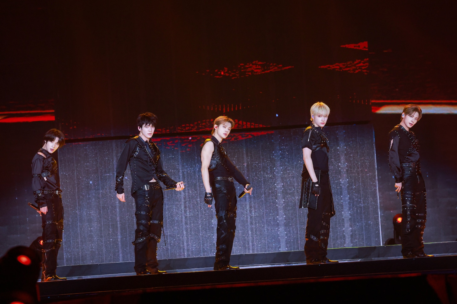 「TOMORROW X TOGETHER WORLD TOUR ＜ACT : TOMORROW＞ IN JAPAN」東京ドーム公演の様子。(P)&(C) BIGHIT MUSIC