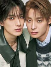 「美的」3月号に登場する山中柔太朗（M!LK）と髙松アロハ（超特急）。