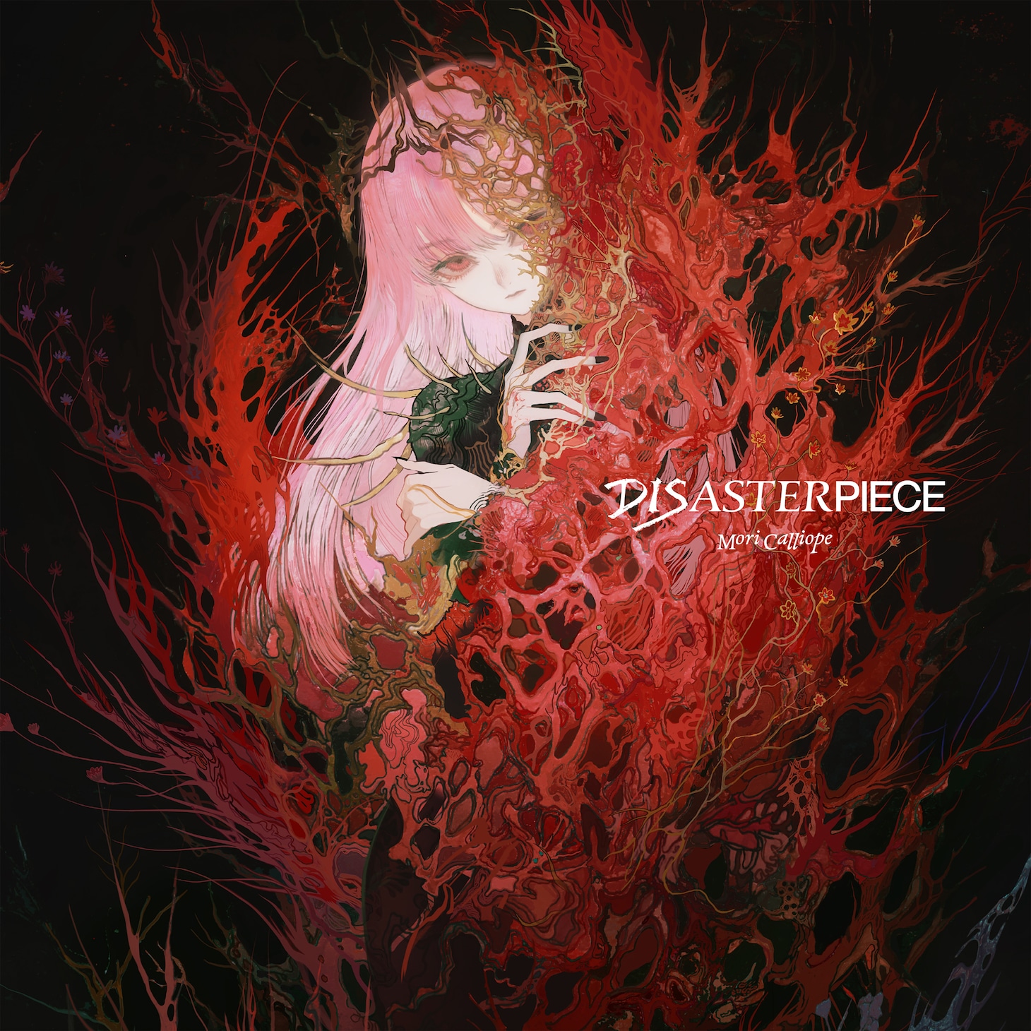 Mori Calliope「DISASTERPIECE」通常盤ジャケット