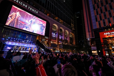 「WEST. Special Street Live」の様子。