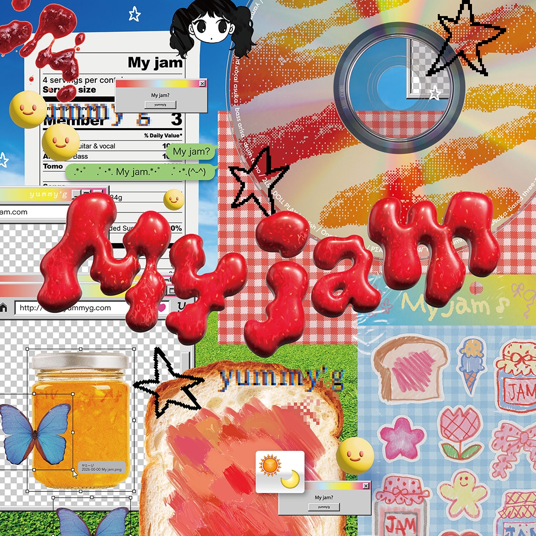 yummy'g「My jam」ジャケット