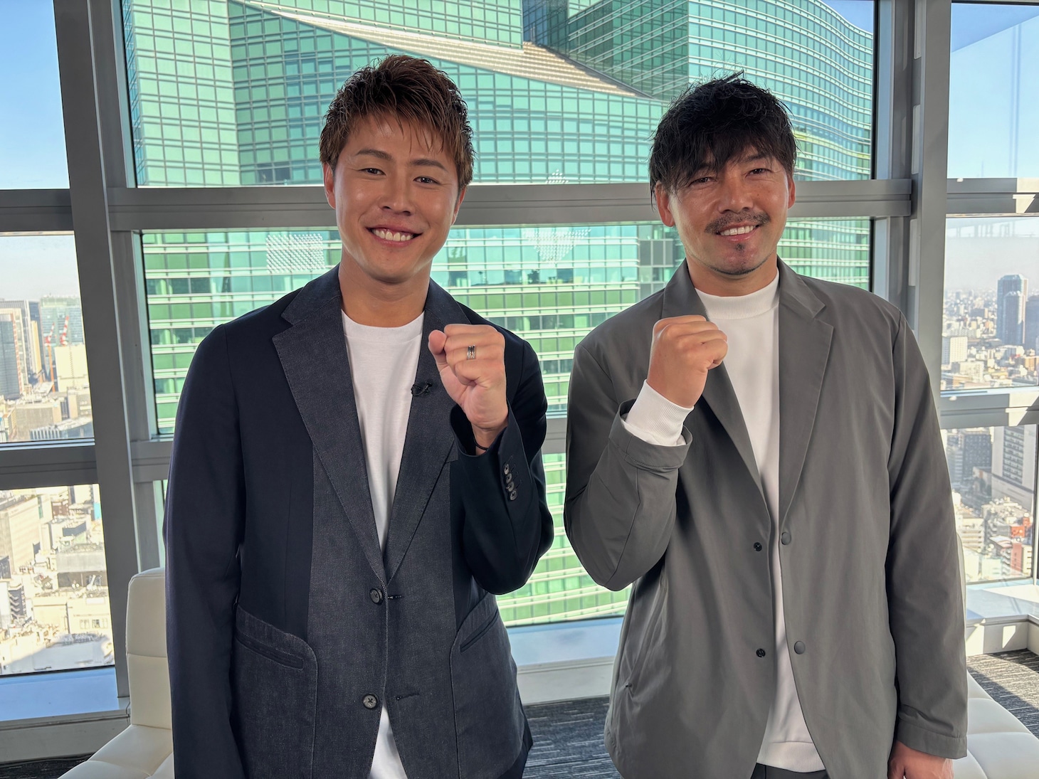 柿谷曜一朗と松井大輔。