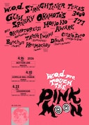 「w.o.d. presents "TOUCH THE PINK MOON"」告知ビジュアル