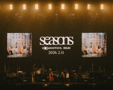 OKAMOTO'S, KEIJU「Seasons」リリース告知の様子。（Photo by Genki Mizoguchi）