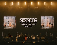 OKAMOTO'S, KEIJU「Seasons」リリース告知の様子。（Photo by Genki Mizoguchi）