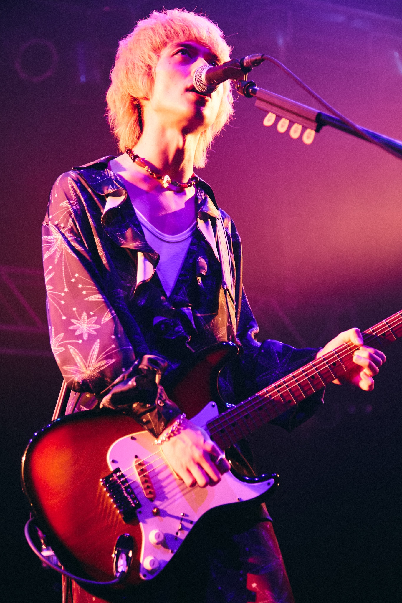 サイトウタクヤ（Vo, G / w.o.d.）（撮影：新保勇樹）