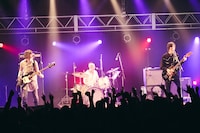 The Birthday（クハラカズユキ、ヒライハルキ、フジイケンジ）（撮影：新保勇樹）