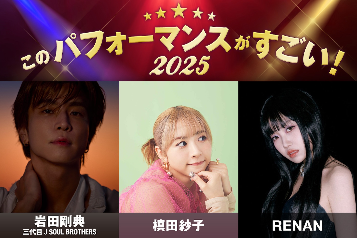 「このパフォーマンスがすごい！2025」ビジュアル