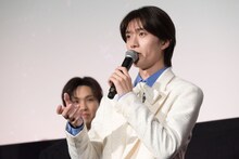 山中柔太朗（M!LK）による“愛の言葉”披露の様子。