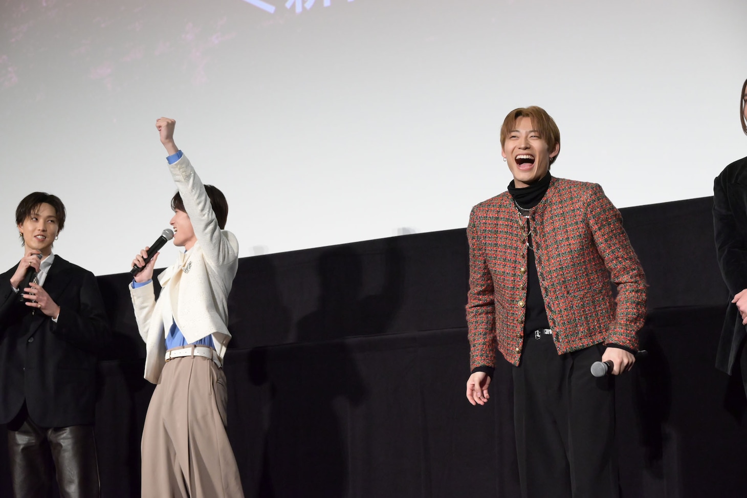 白高勝利の瞬間。