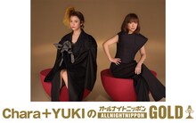 「Chara＋YUKIのオールナイトニッポンGOLD」キービジュアル