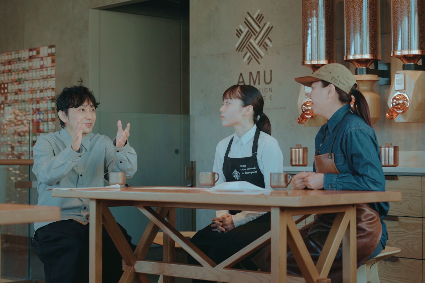 「対談Q special」の様子。