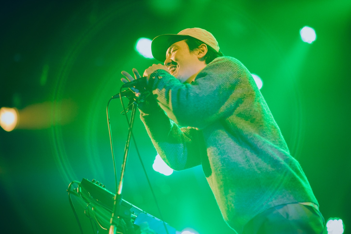 髙城晶平（Vo, G, Flute / cero）（撮影：山川哲矢）