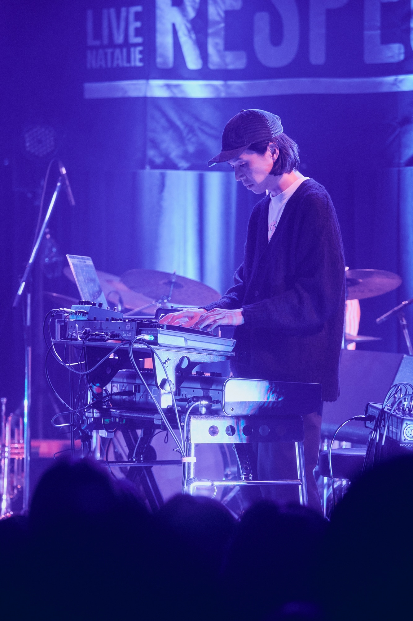 荒内佑（key, sampler, cho / cero）（撮影：山川哲矢）