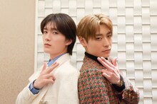 山中柔太朗（M!LK）と髙松アロハ（超特急）。