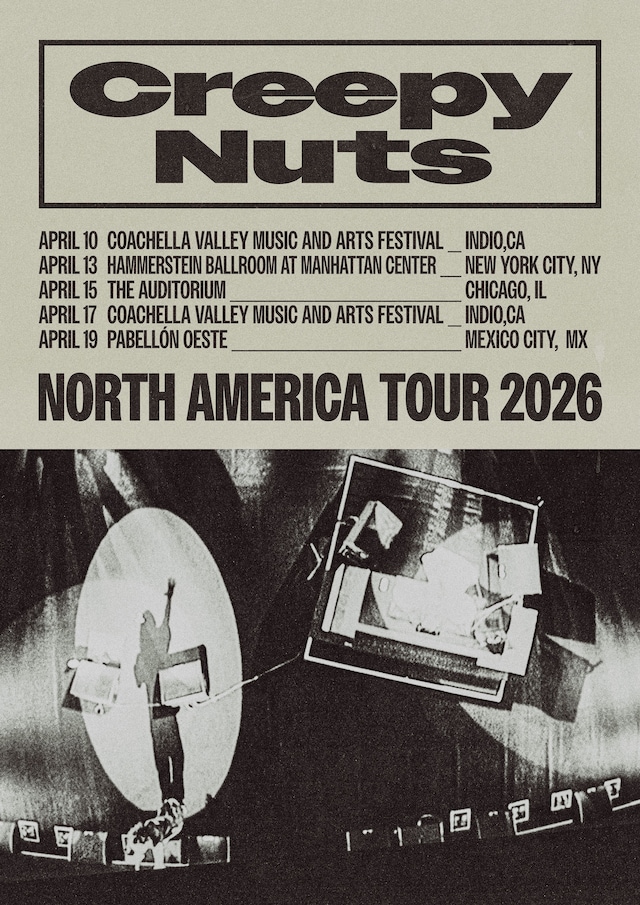 「Creepy Nuts NORTH AMERICA TOUR 2026」告知ビジュアル