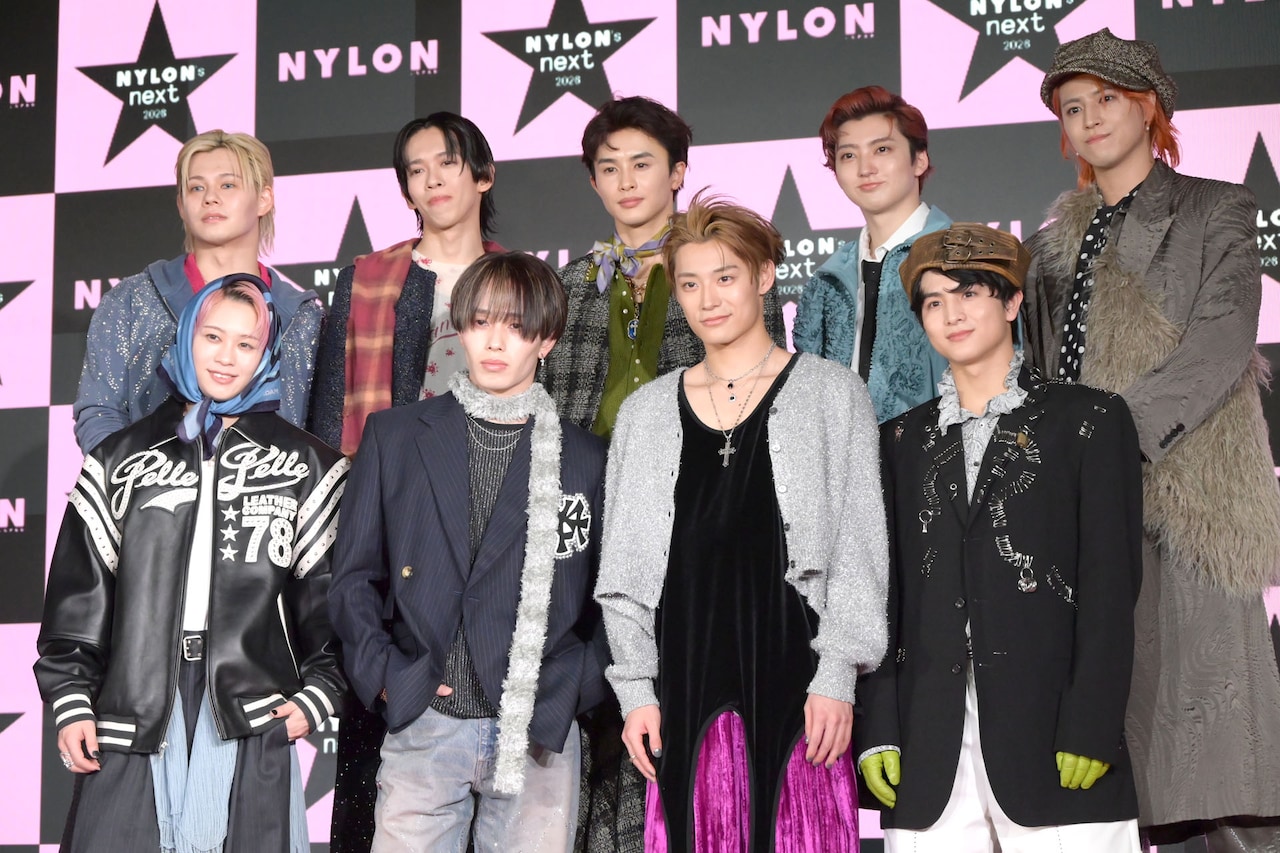 NYLON'S NEXT 2026 AWARDS」J-POPグループ部門を受賞した超特急