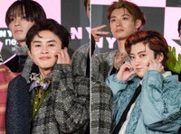 ルダハートを作るタクヤとユーキ（超特急）。