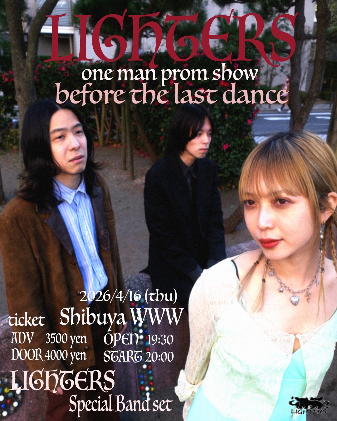「LIGHTERS ONE MAN PROM SHOW "before the last dance"」フライヤー