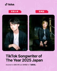 超ときめき♡宣伝部「超最強」を手がけた作家2人が「TikTok Songwriter of The Year」受賞