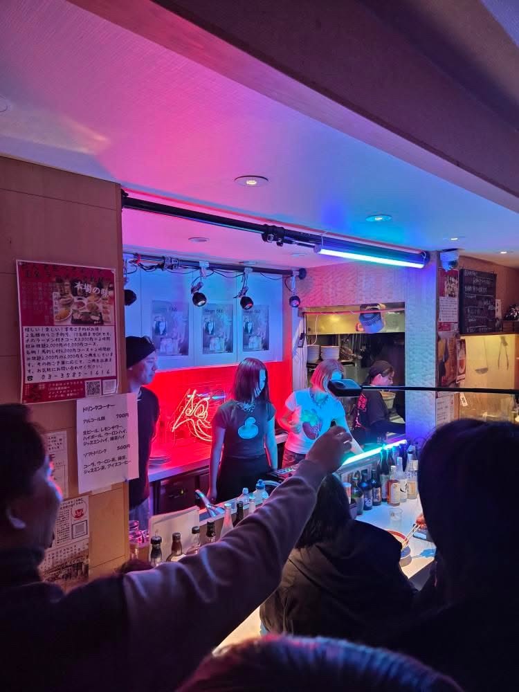 tamanaramen「RAMEN CLUB」の様子。