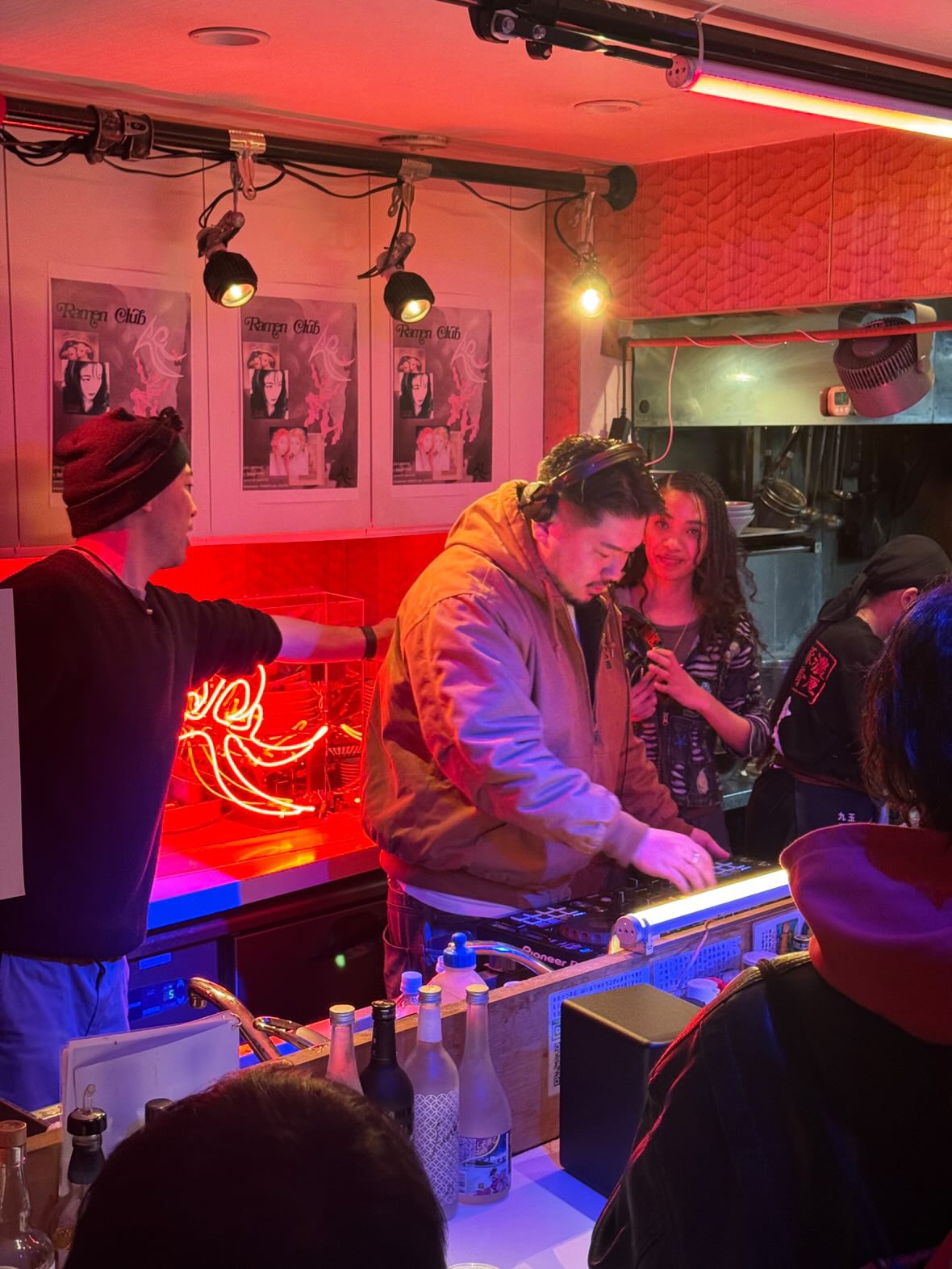 tamanaramen「RAMEN CLUB」の様子。