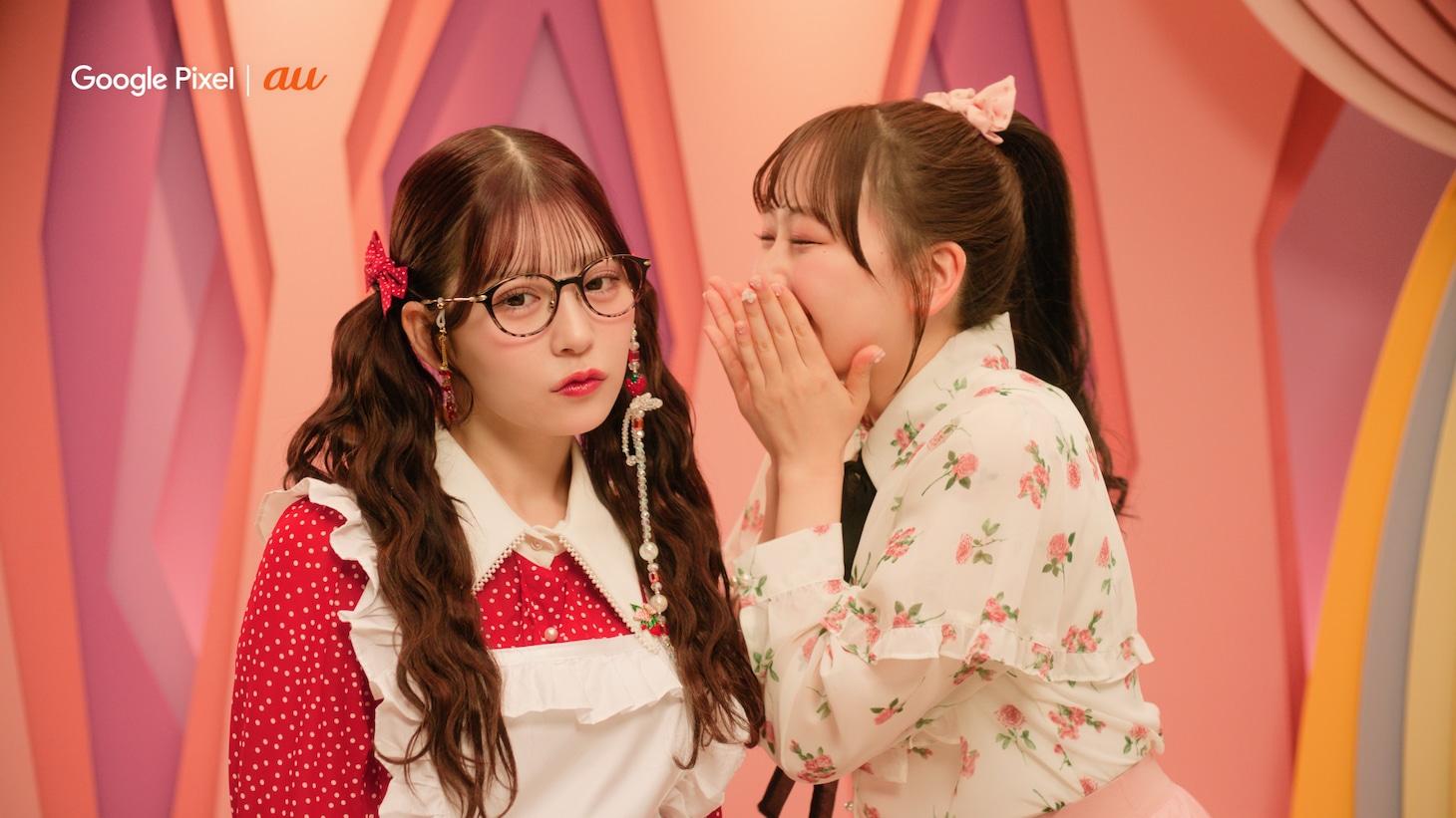 「Google Pixel」新CM「あまれん親子のスマホおねだりシアター」編より。