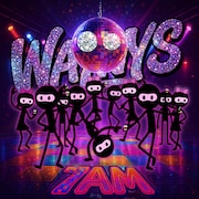 WAYNYSの4カ月連続EP第2弾「7AM」ジャケット。