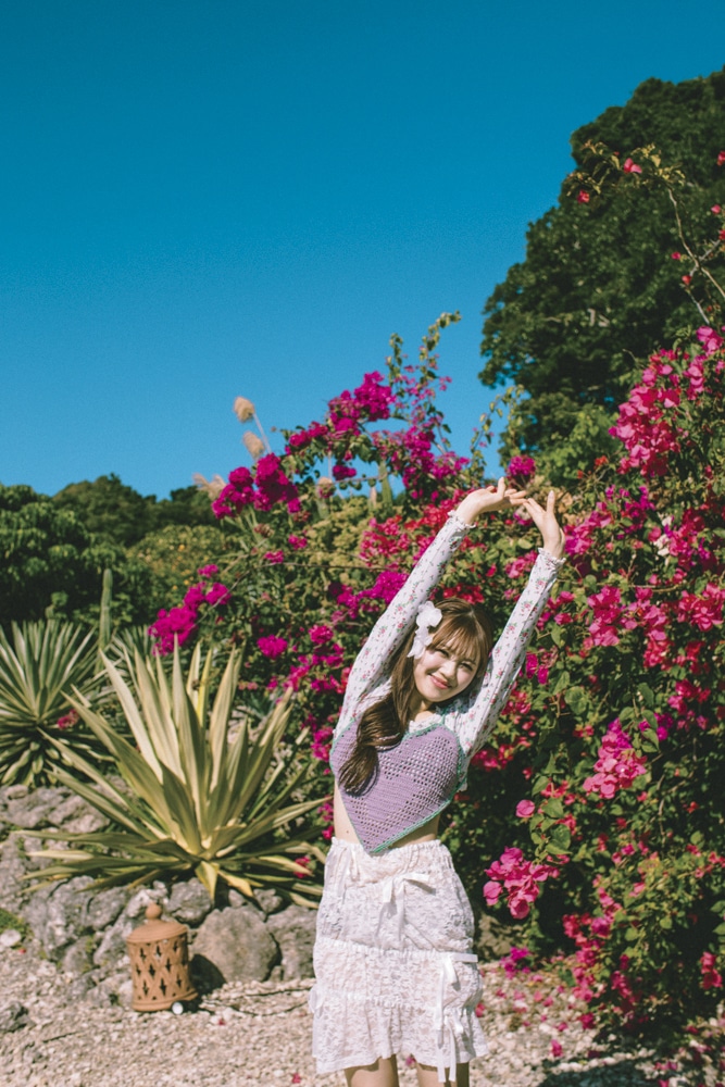 吉川ひより（超ときめき♡宣伝部）の1st写真集より。