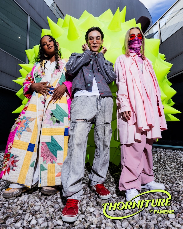 左からなみちえ、DANNY JIN、Moment Joon。