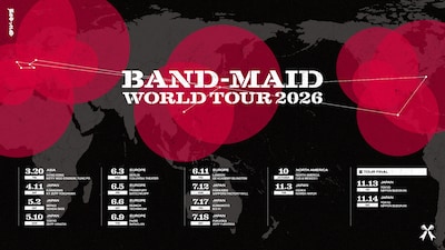 「BAND-MAID WORLD TOUR 2026」アートワーク