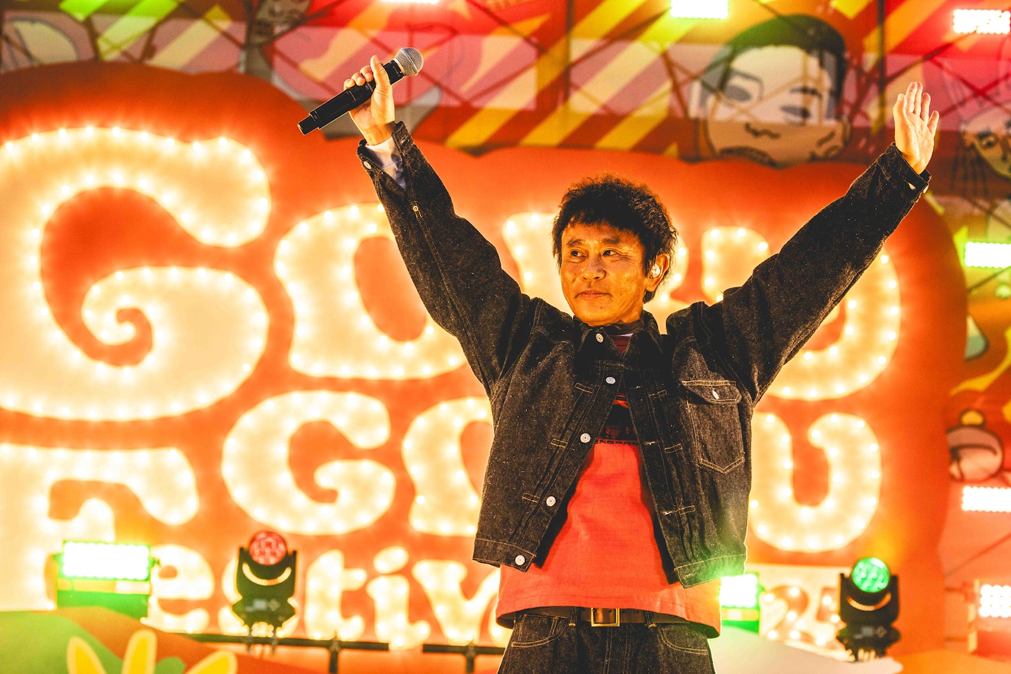 浜田雅功。昨年の「ごぶごぶフェスティバル」より。