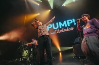 ラップするRachel（chelmico）と西山真登。（Photo by Kosuke Ito）