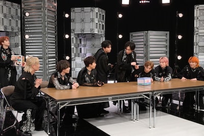 コラボCMの撮影の様子。