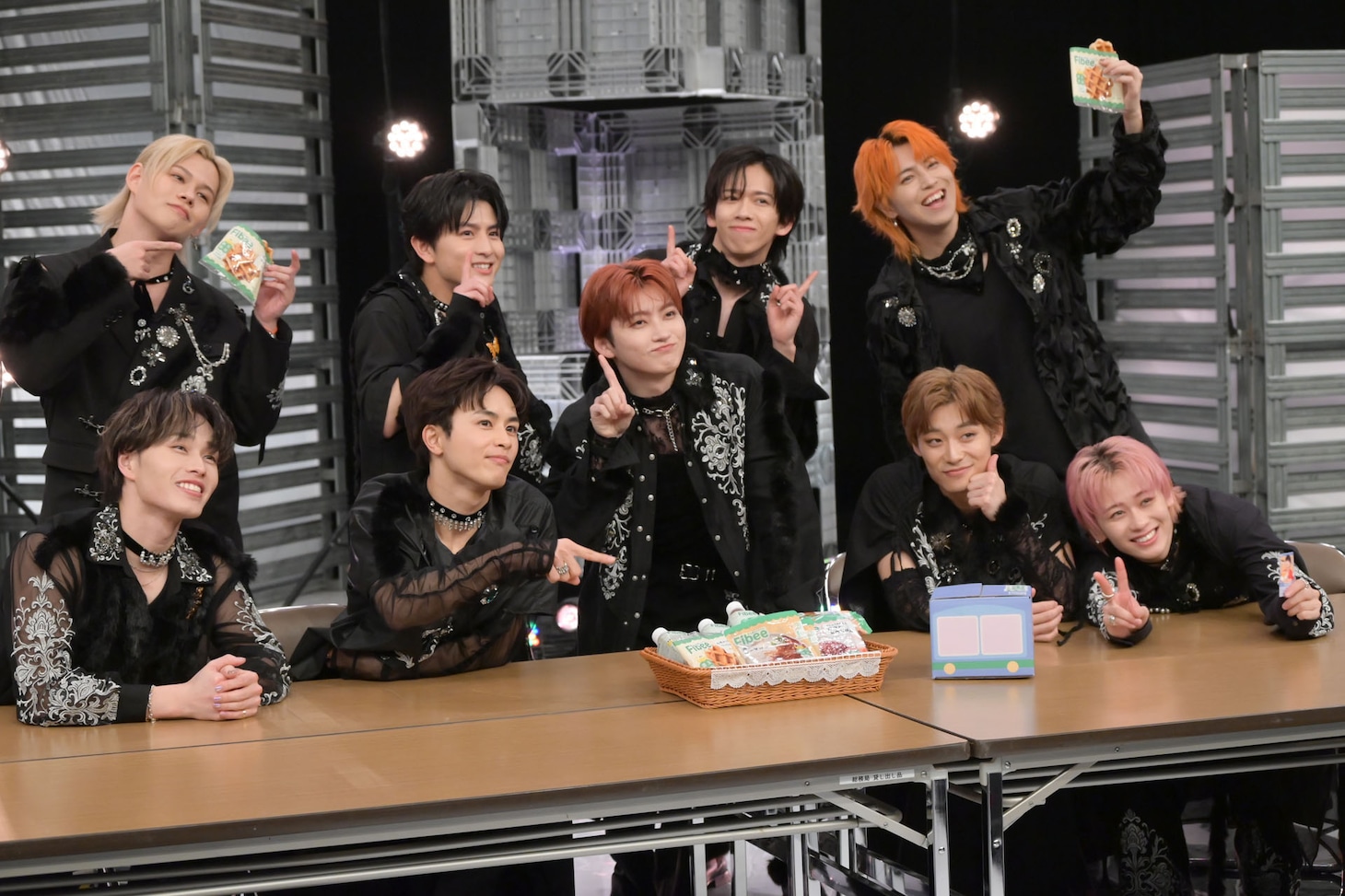 コラボCMの撮影の様子。