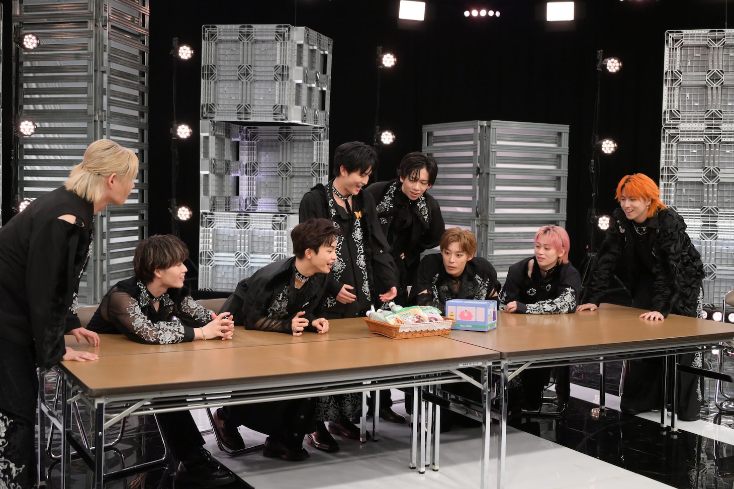 コラボCMの撮影の様子。